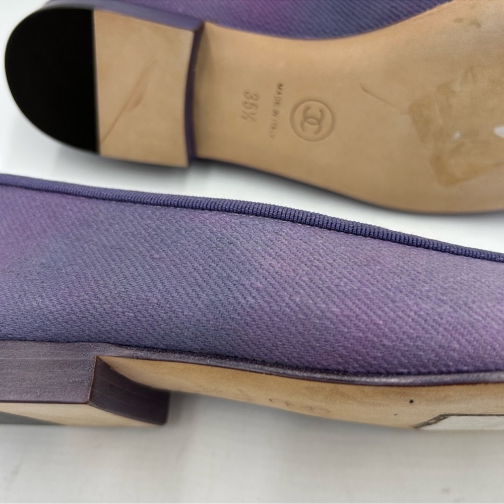 Women’s Chanel ballet flats size 35.5 made in Italy - Picture 3 of 7